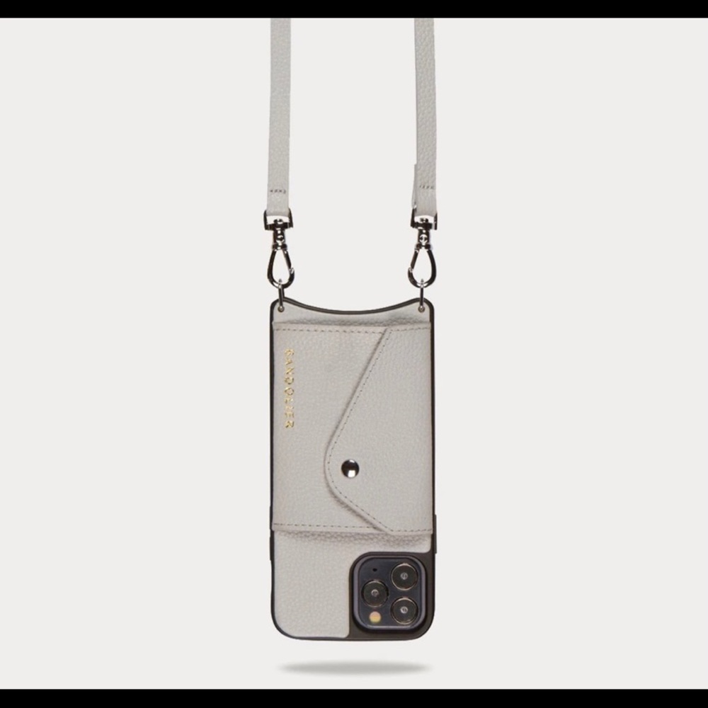 Bandolier side slot crossbody bag phone case